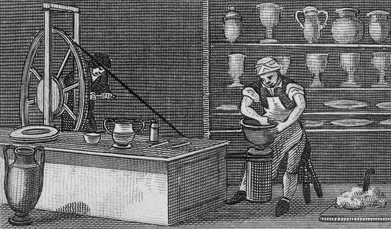 Etruria, the Potteries by English School