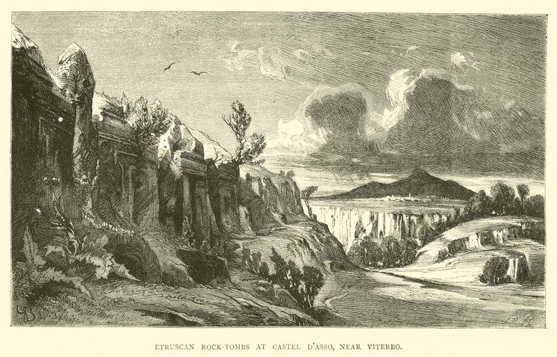 Etruscan Rock-Tombs at Castel d
