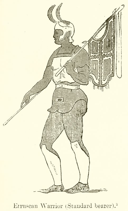 Etruscan Warrior (Standard Bearer) by English School
