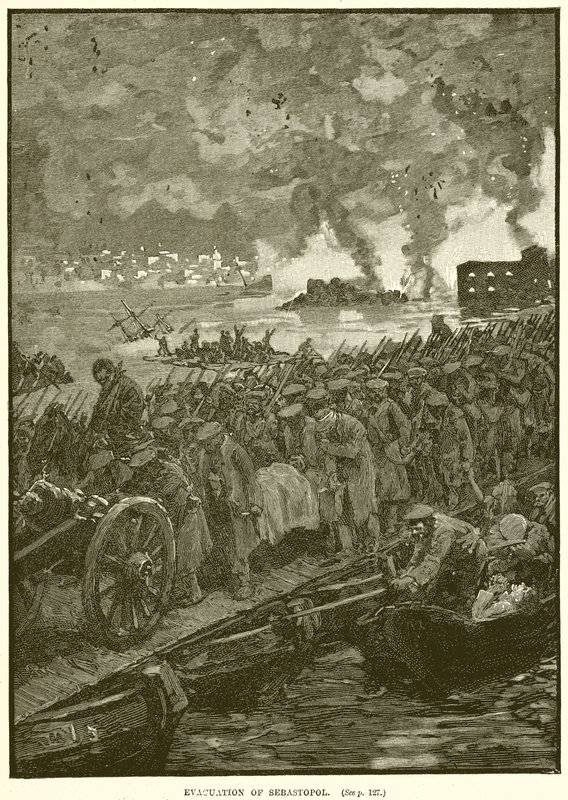 Evacuation of Sebastopol by English School