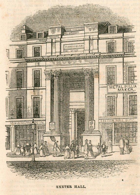 Exeter Hall, Strand, London by English School