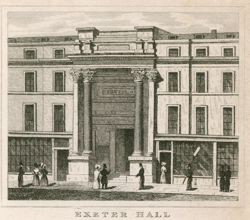 Exeter Hall, Strand, London by English School