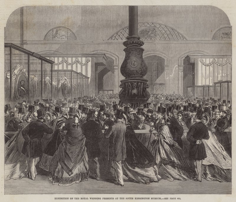 Exhibition of the Royal Wedding Presents at the South Kensington Museum by English School