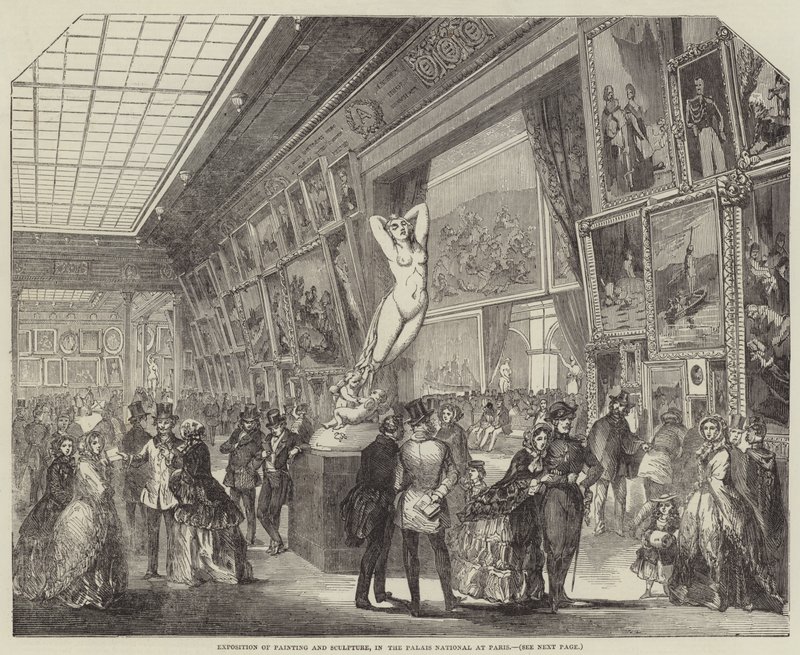 Exposition of Painting and Sculpture, in the Palais National at Paris by English School