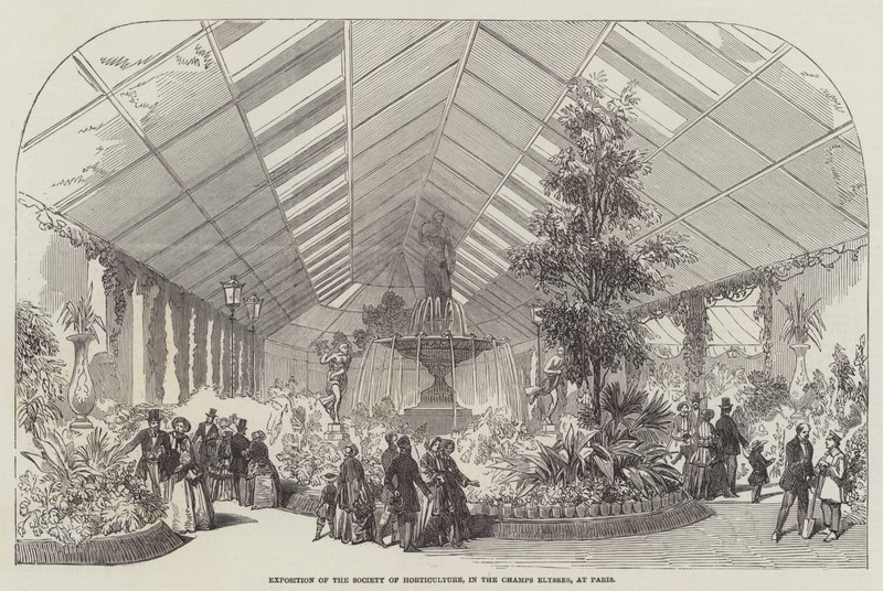 Exposition of the Society of Horticulture, in the Champs Elysees, at Paris by English School