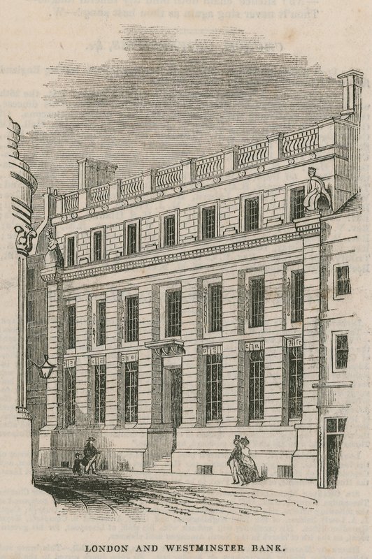 Exterior of the London and Westminster Bank by English School