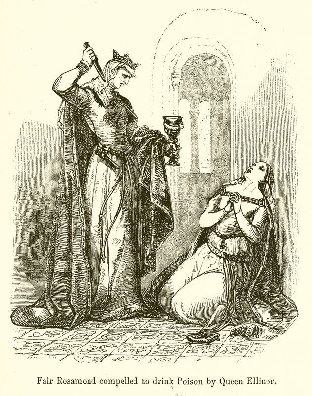 Fair Rosamond Compelled to Drink Poison by Queen Eleanor by English School