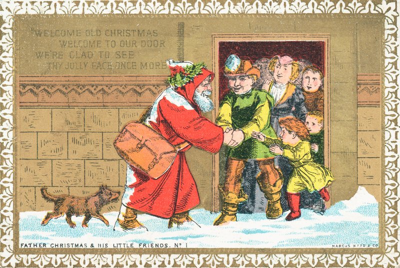 Father Christmas And His Little Friends No. 1 by English School