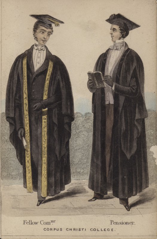 Fellow Commoner, Pensioner, Corpus Christi College by English School