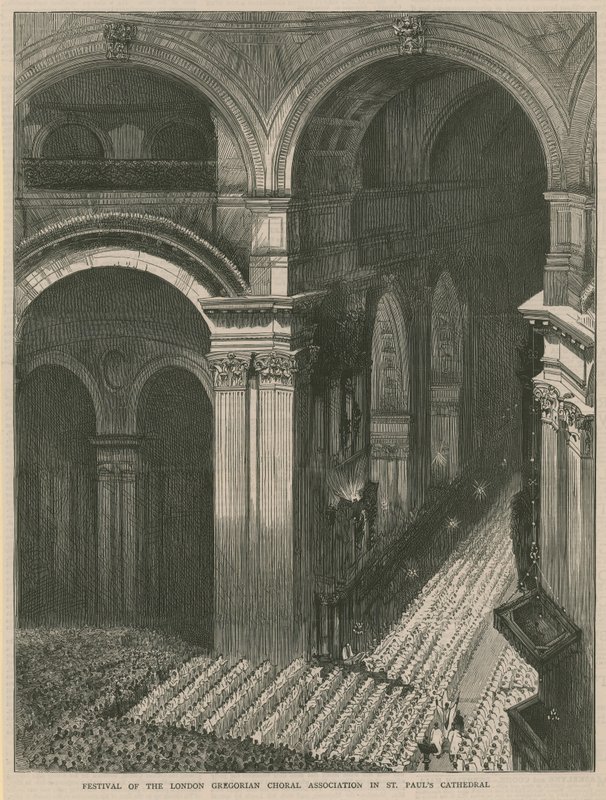 Festival of the London Gregorian Choral Association in St Paul