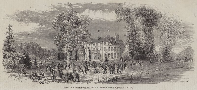 Fete at Denham Court, near Uxbridge by English School