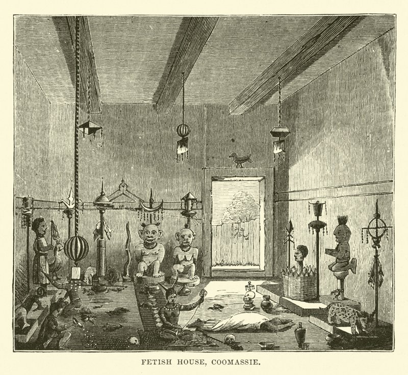 Fetish House, Coomassie by English School