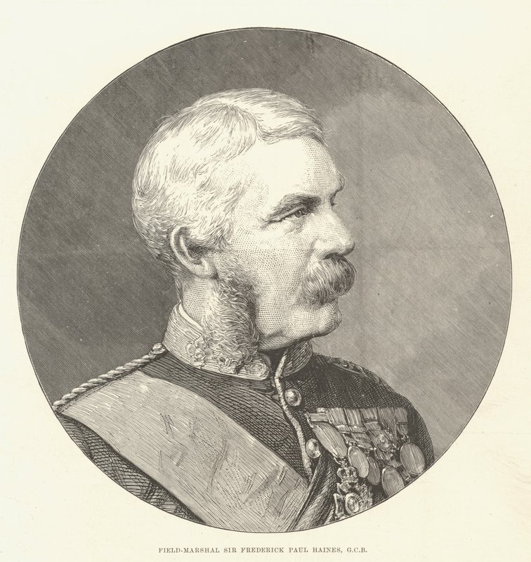 Field-Marshal Sir Frederick Paul Haines, GCB by English School