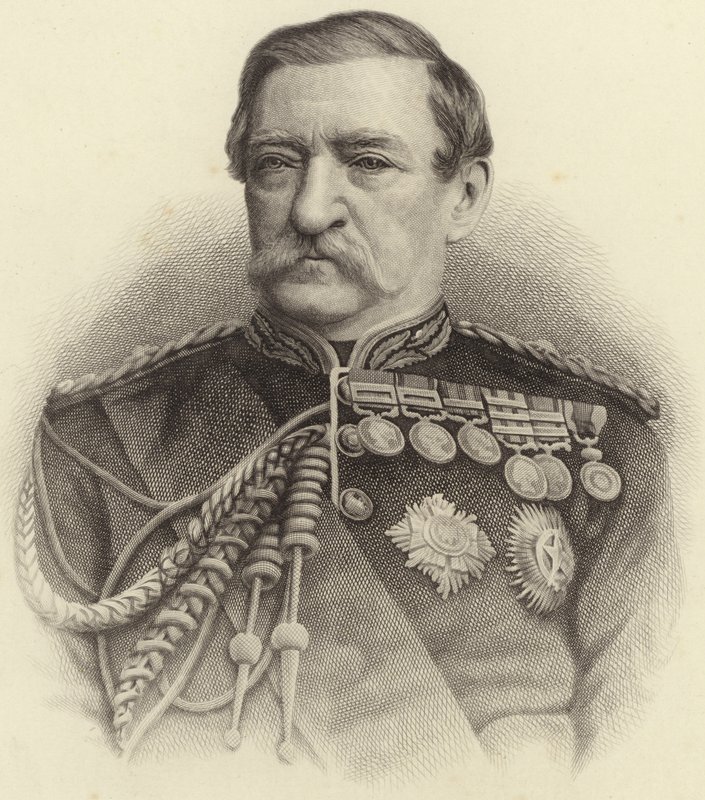Field Marshall Robert Napier by English School