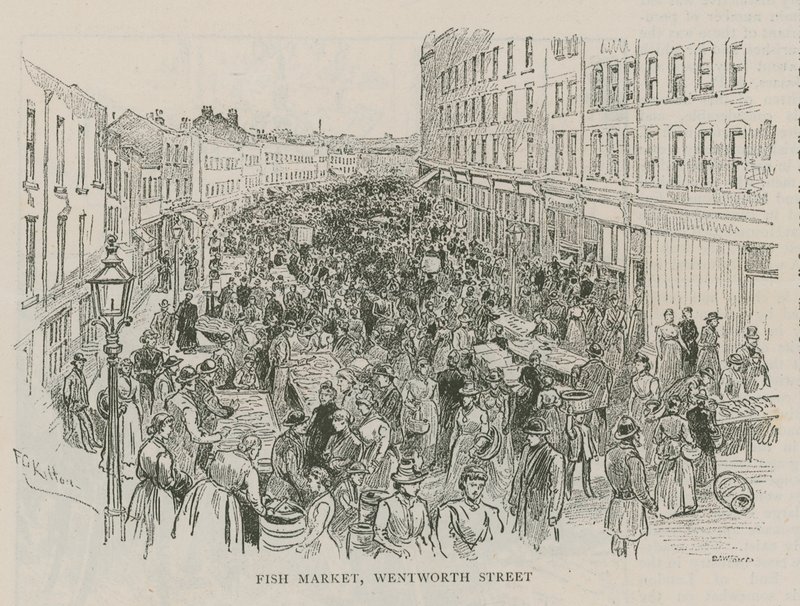 Fish Market, Wentworth Street, London by English School