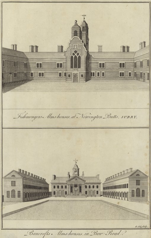 Fishmongers Almshouses, Newington Butts and Bancroft
