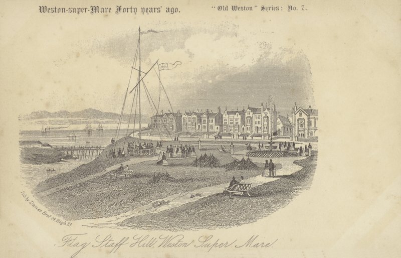 Flagstaff hill, Weston-super-mare by English School