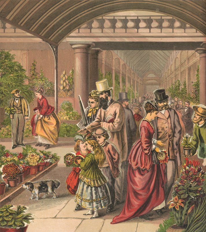 Flower Market by English School