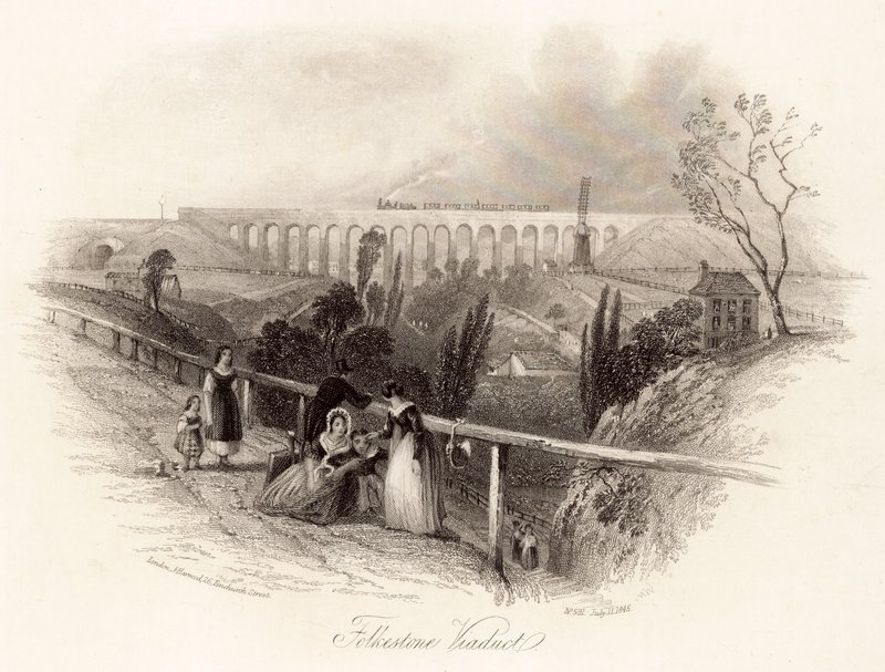 Folkestone Viaduct by English School