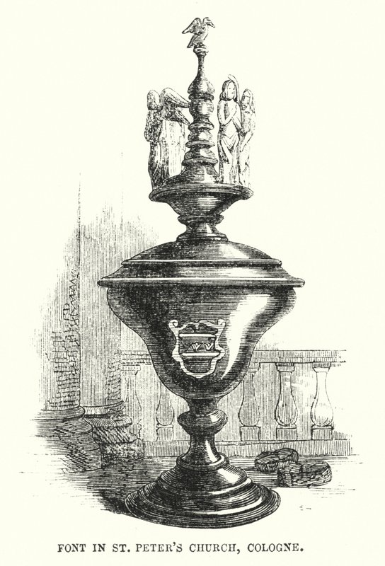 Font in St Peter