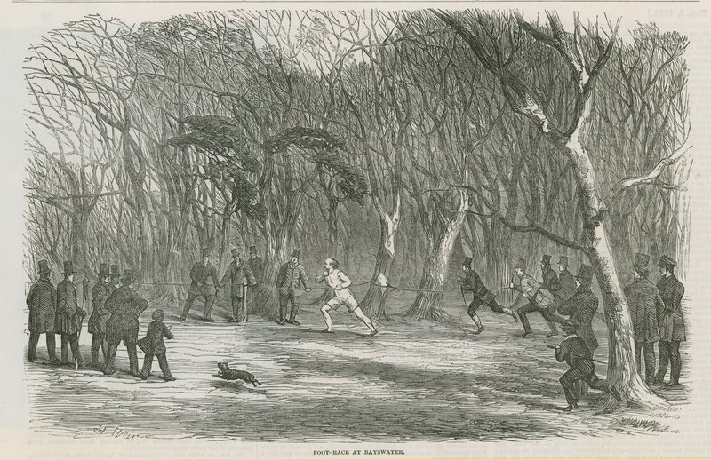Foot Race at Bayswater, London by English School