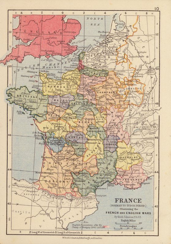 France, Norman to Tudor Period, Illustrating the French and English Wars by English School