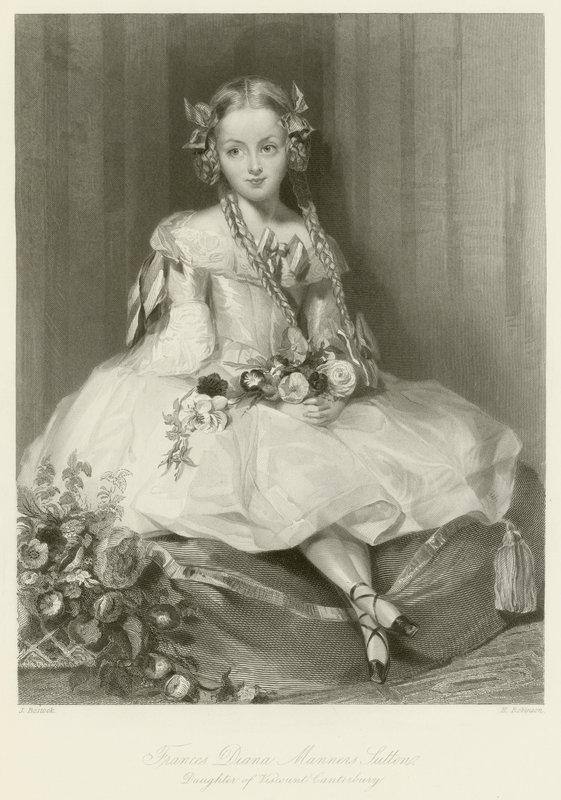 Frances Diana Manners Sutton by English School