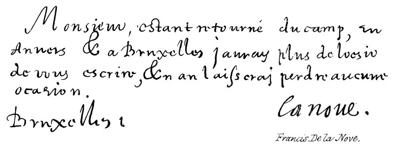 Francis De la Nove by English School