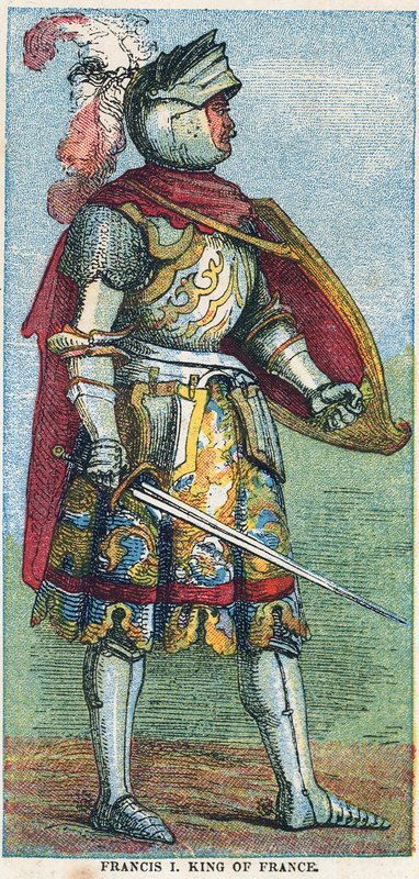 Francis I, King of France by English School
