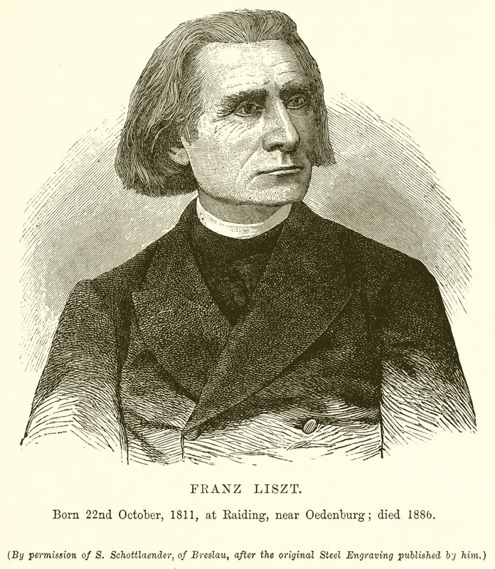 Franz Liszt by English School