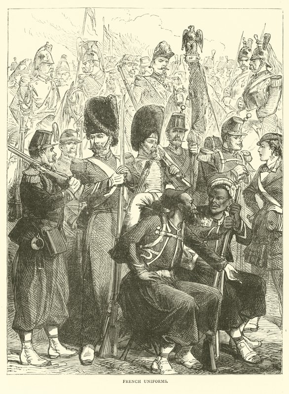 French uniforms, September 1870 by English School