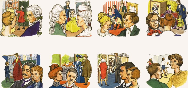 From Then Till Now: Hairstyles by English School