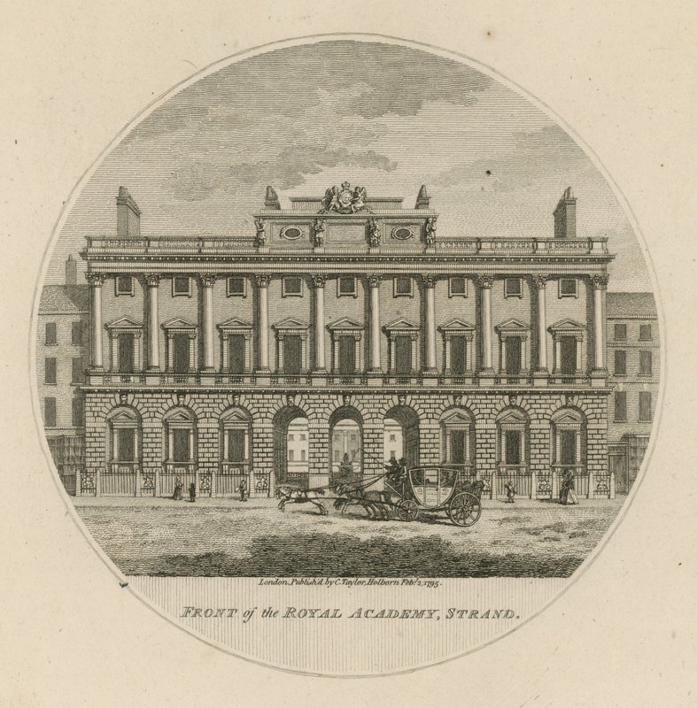 Front of the Royal Academy, Strand by English School