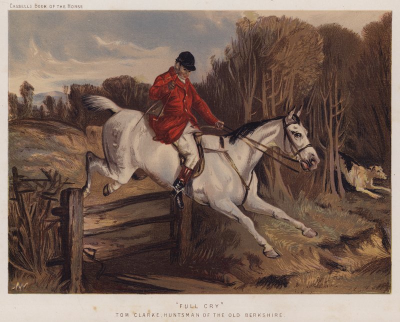 Full Cry, Tom Clarke, Huntsman of the Old Berkshire by English School