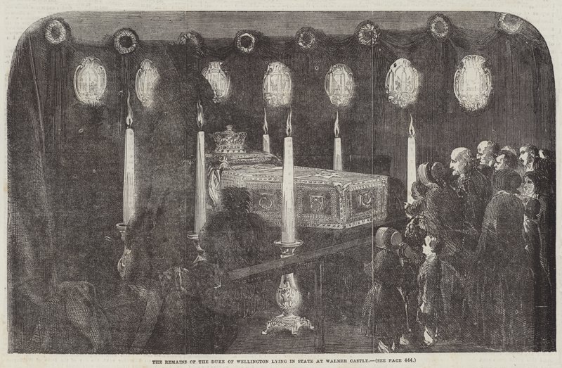 Funeral of the Duke of Wellington by English School