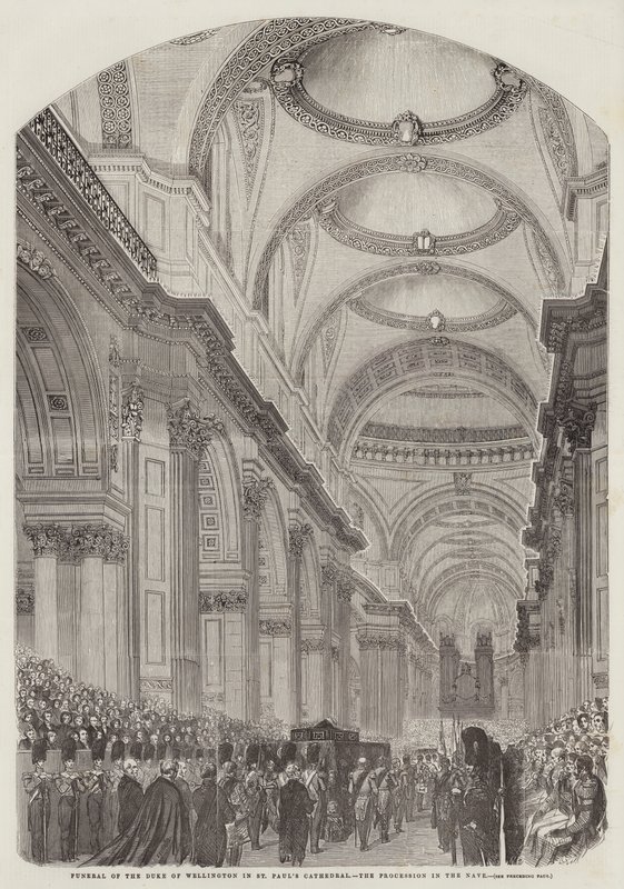 Funeral of the Duke of Wellington in St Paul
