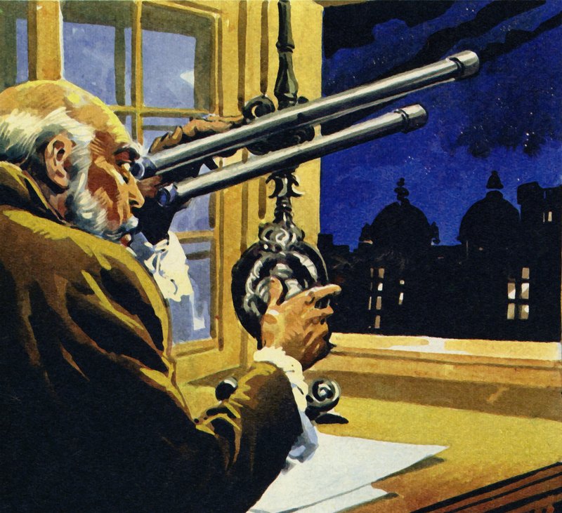 Galileo created a telescope and discovered four satellites of Jupiter by English School