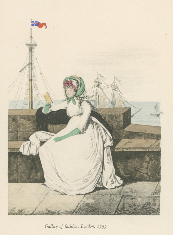 Gallery of Fashion, London, 1795 by English School