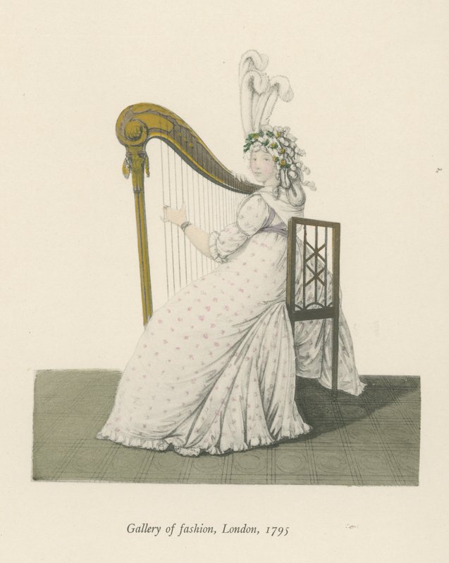 Gallery of Fashion, London, 1795 by English School