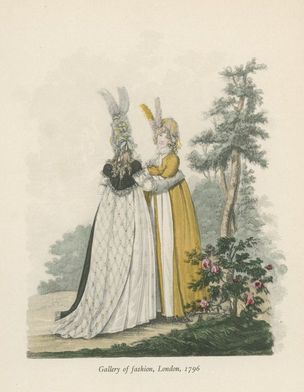 Gallery of Fashion, London, 1796 by English School