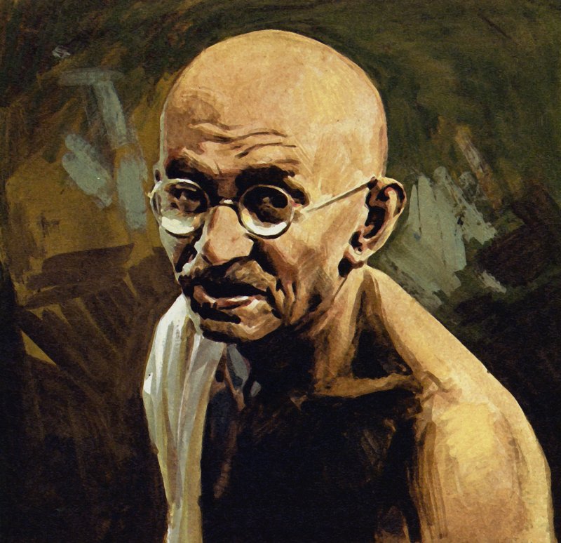 Gandhi was known as Mahatma, or Great Soul by English School
