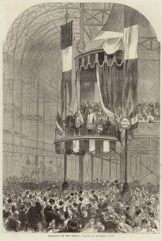 Garibaldi at the Crystal Palace on Saturday Last by English School