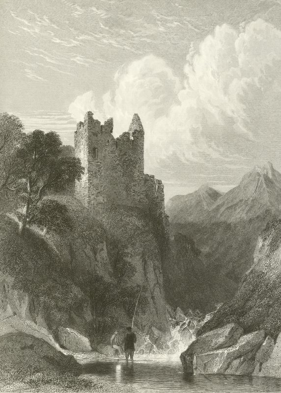 Garth Castle by English School