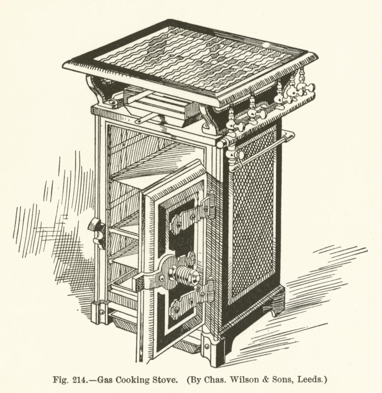 Gas Cooking Stove, by Charles Wilson and Sons, Leeds by English School