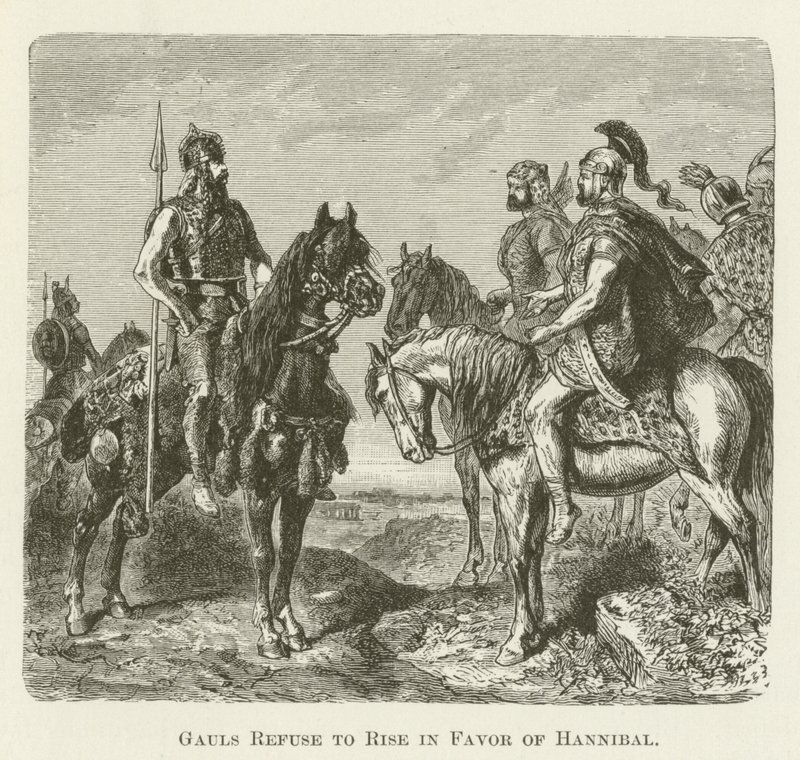 Gauls Refuse to Rise in Favor of Hannibal by English School