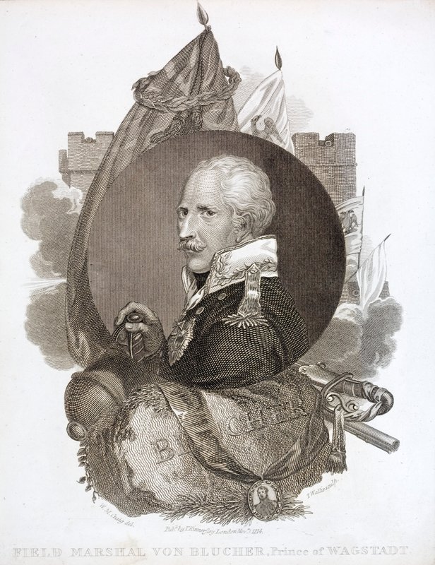 Gebhard von Blucher, Prussian Field Marshal by English School