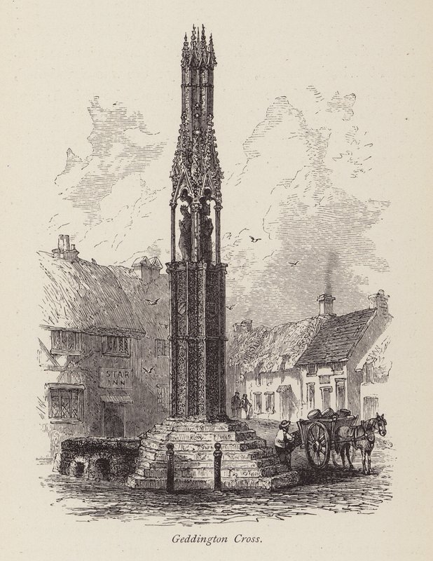 Geddington Cross by English School