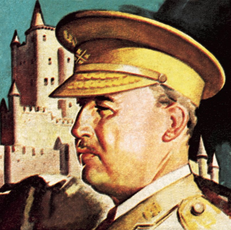 General Franco, President and Dictator of Spain by English School