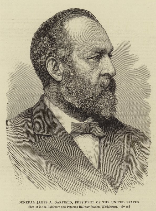 General James A Garfield, President of the United States by English School