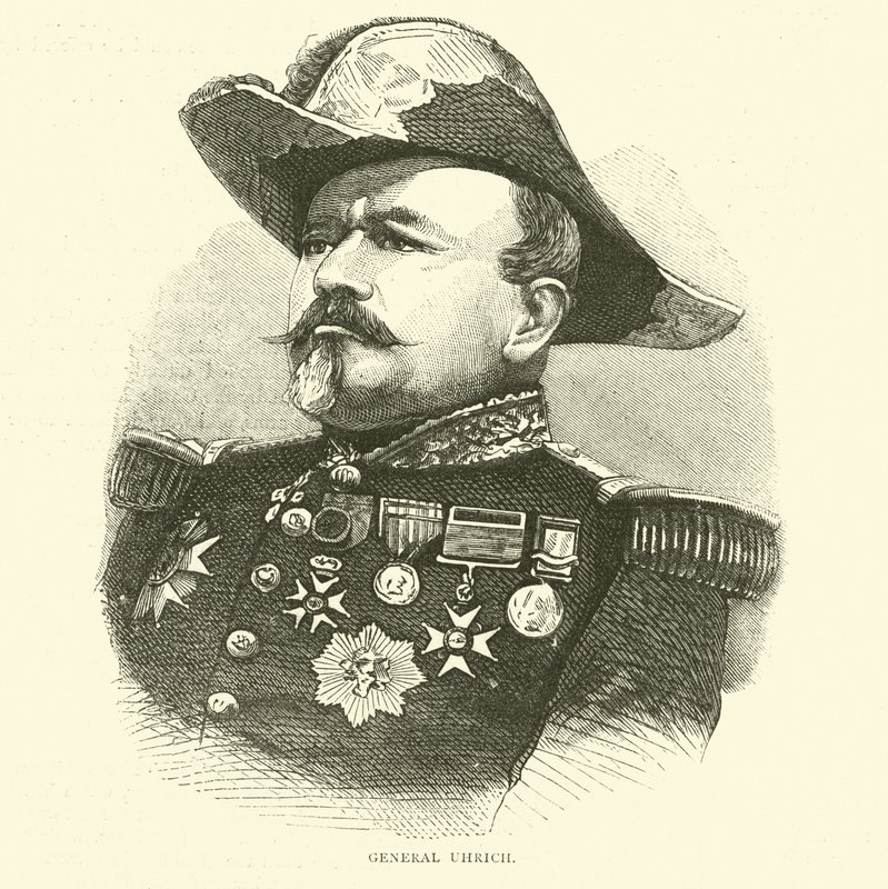 General Uhrich, September 1870 by English School